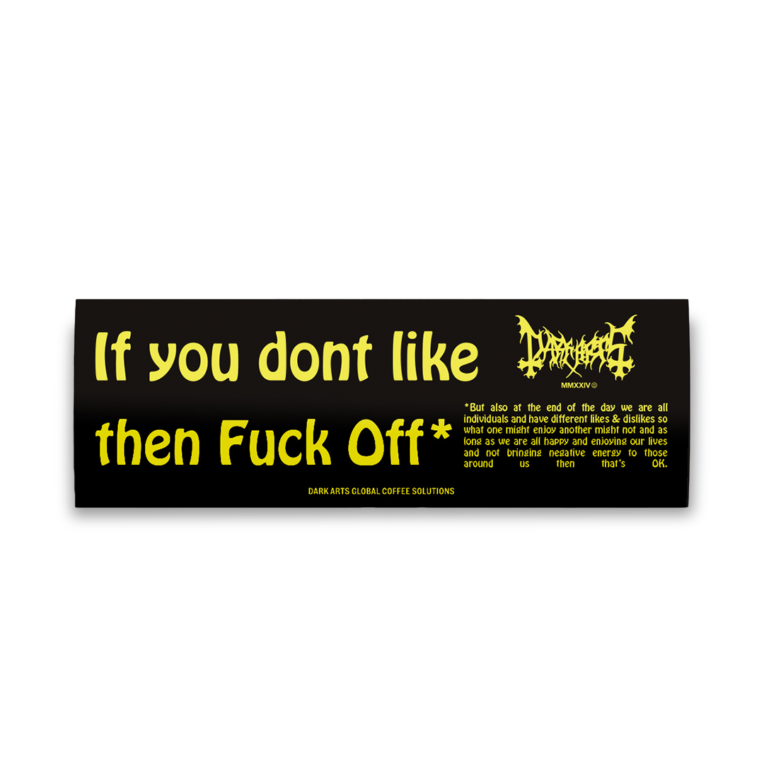 NEGATIVE ENERGY - Bumper Sticker