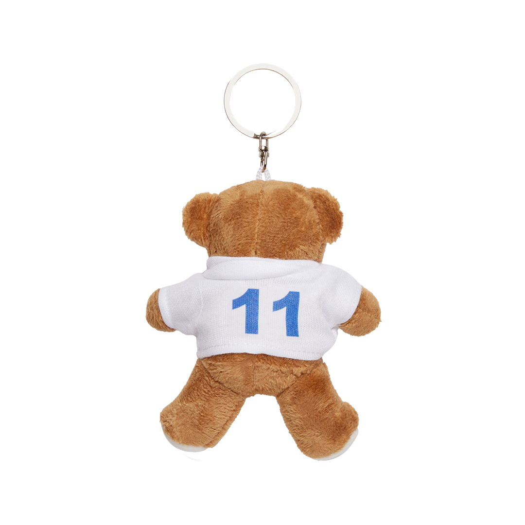 11TH BIRTHDAY TEDDY BEAR KEYCHAIN
