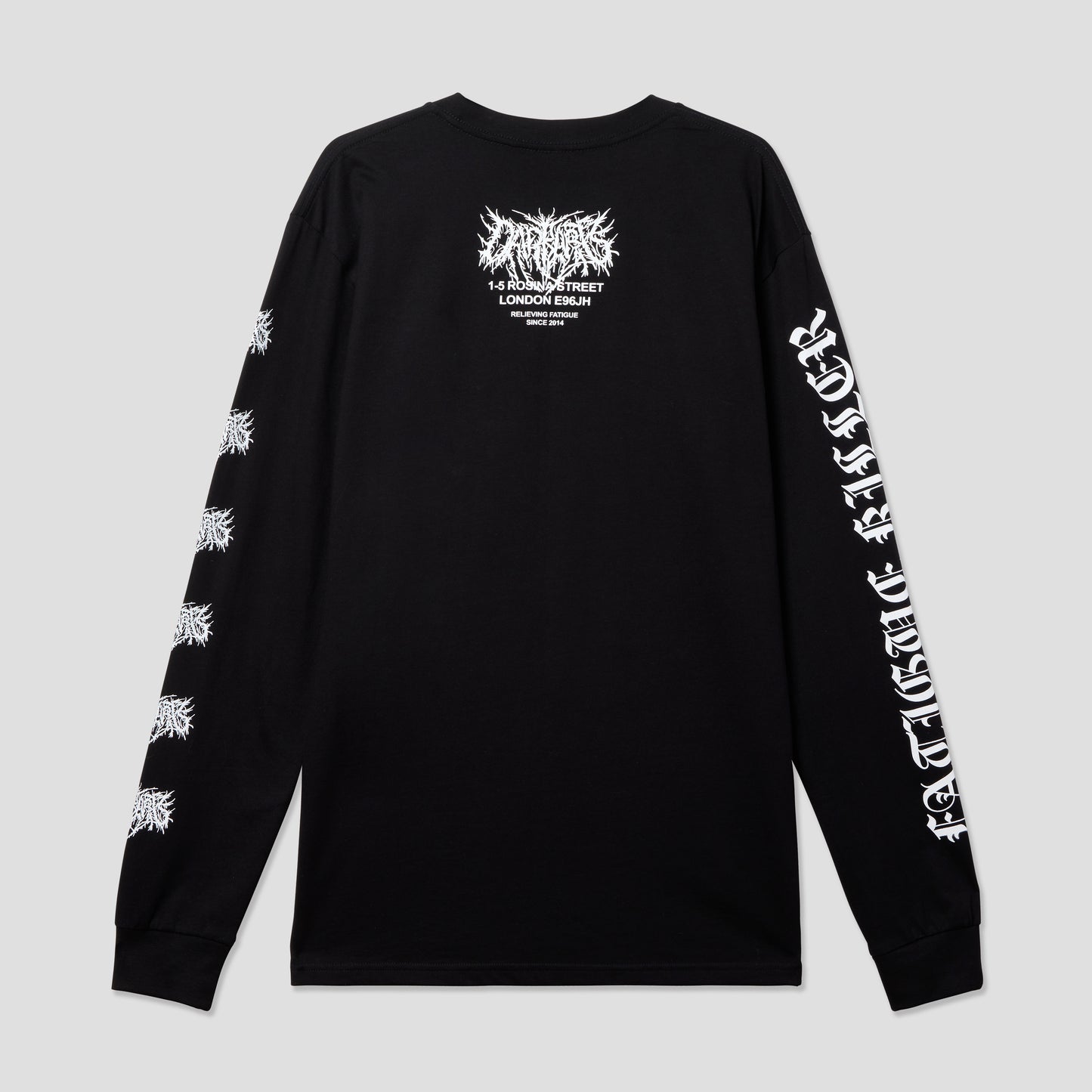 THORNS LONGSLEEVE TEE - Black
