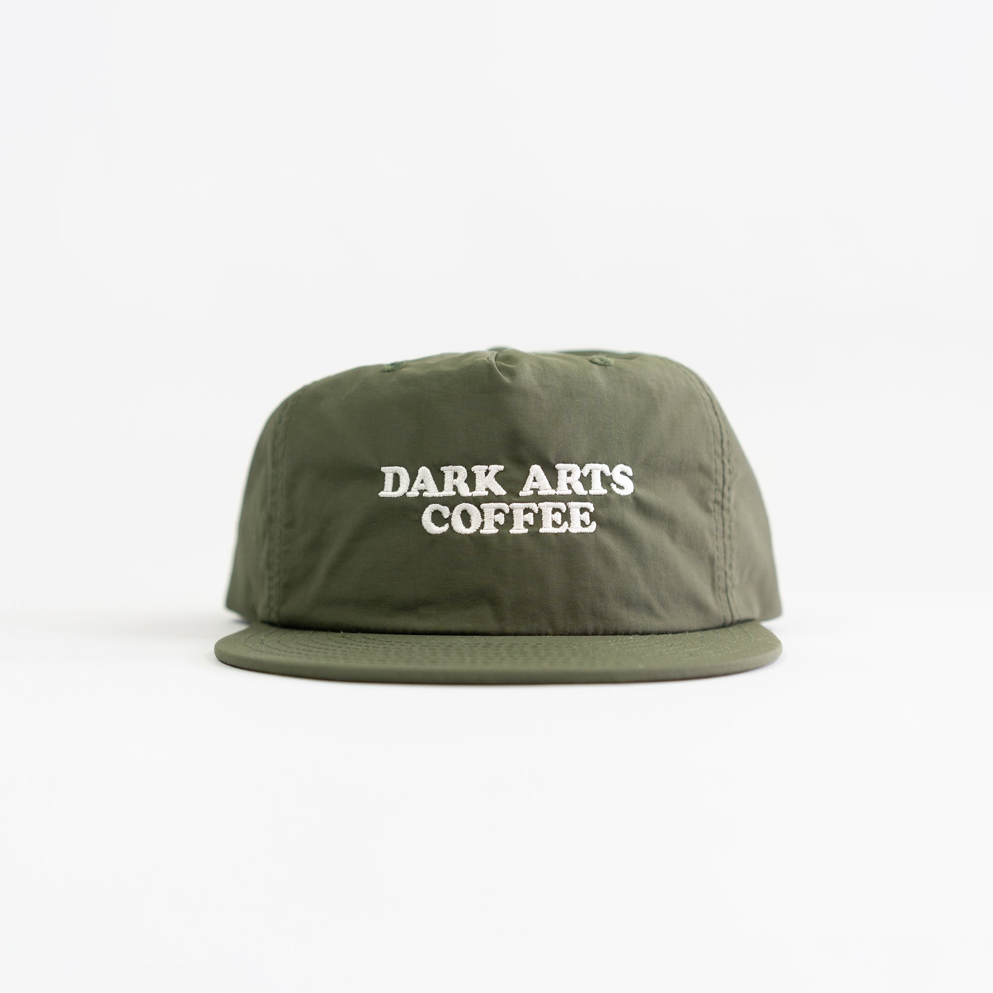 DARK ARTS 5 PANEL CAP - OLIVE GREEN