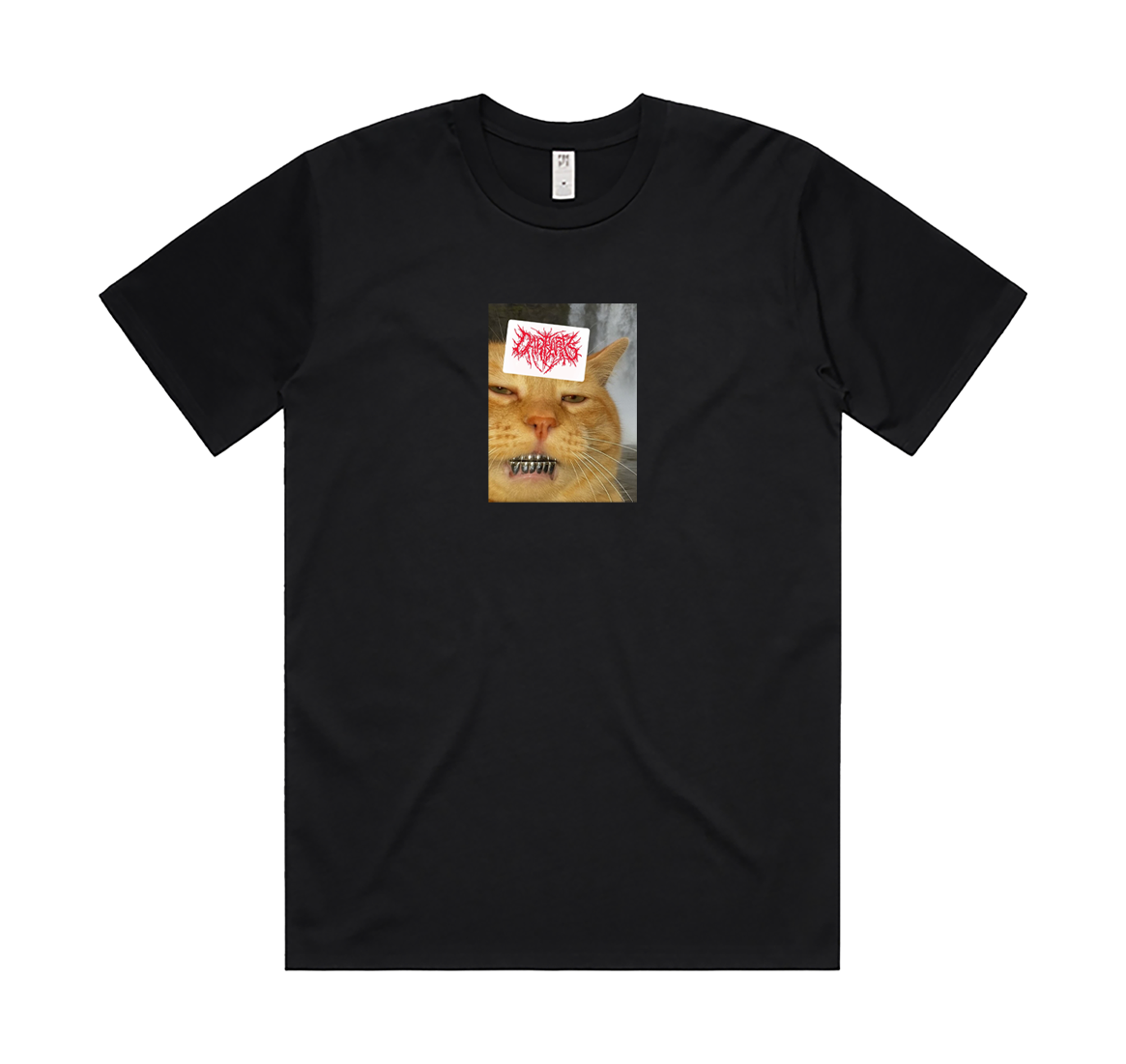 THORNS GRILL CAT T-SHIRT - Black