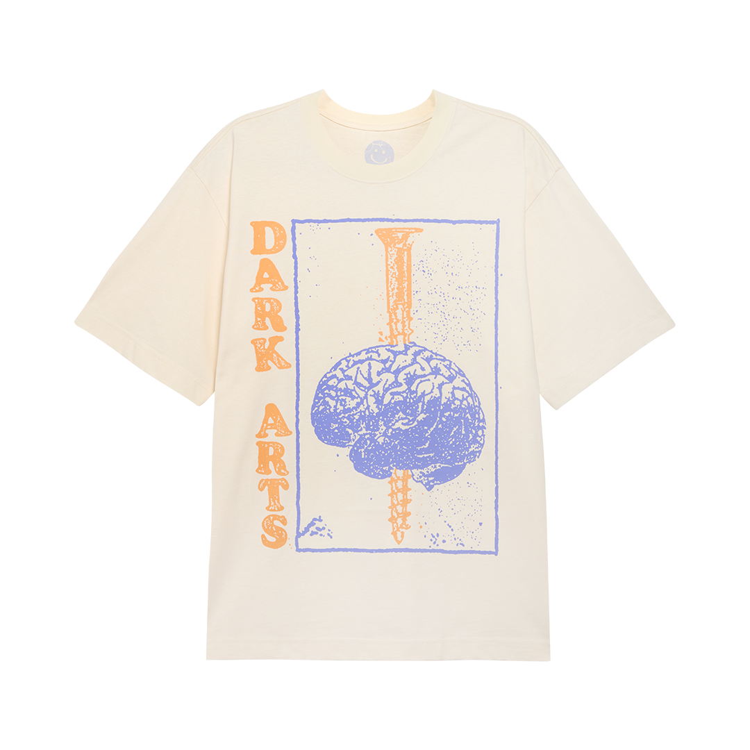 BRAIN SCREW T-SHIRT - Natural