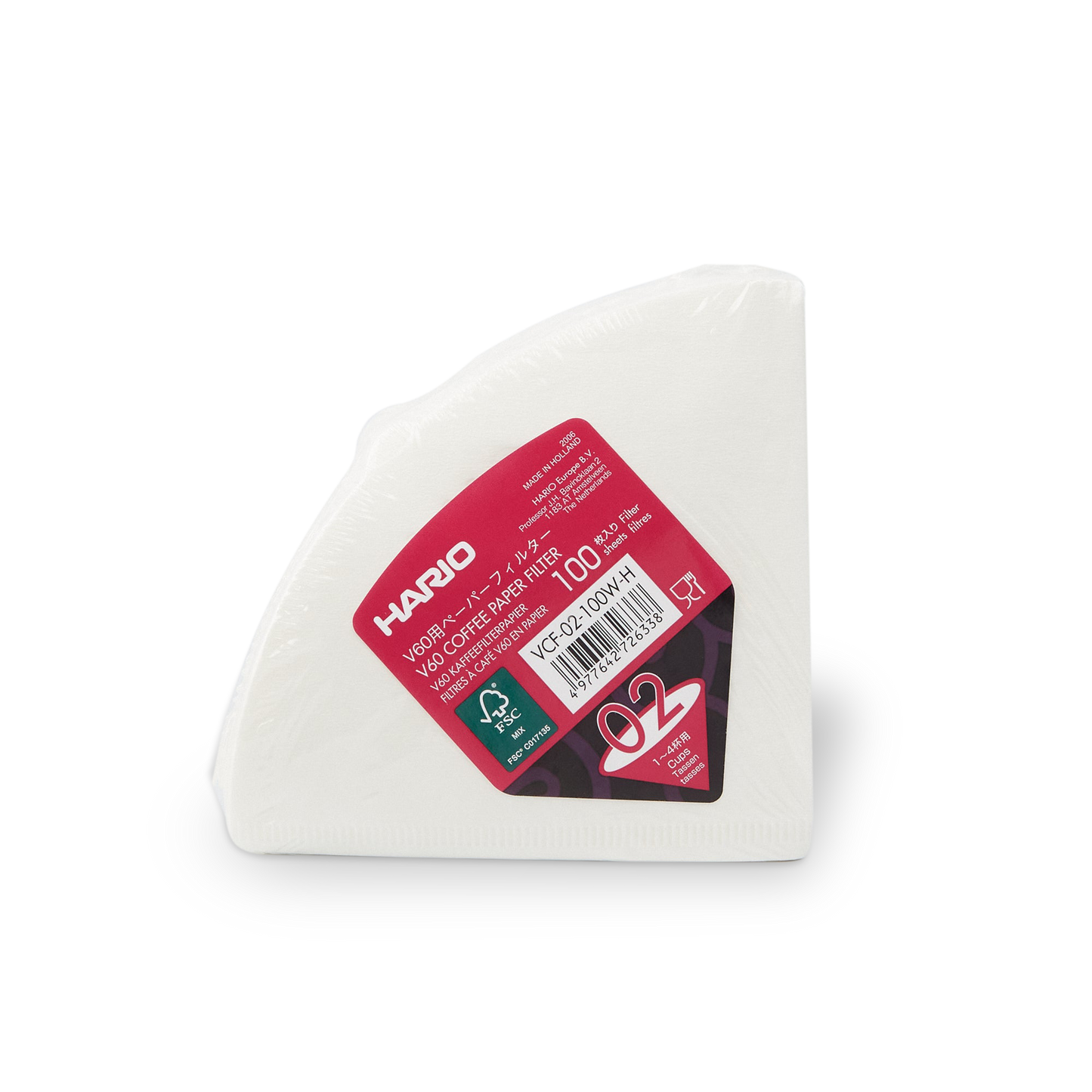 HARIO V60 FILTER PAPERS 01 (100 pack)