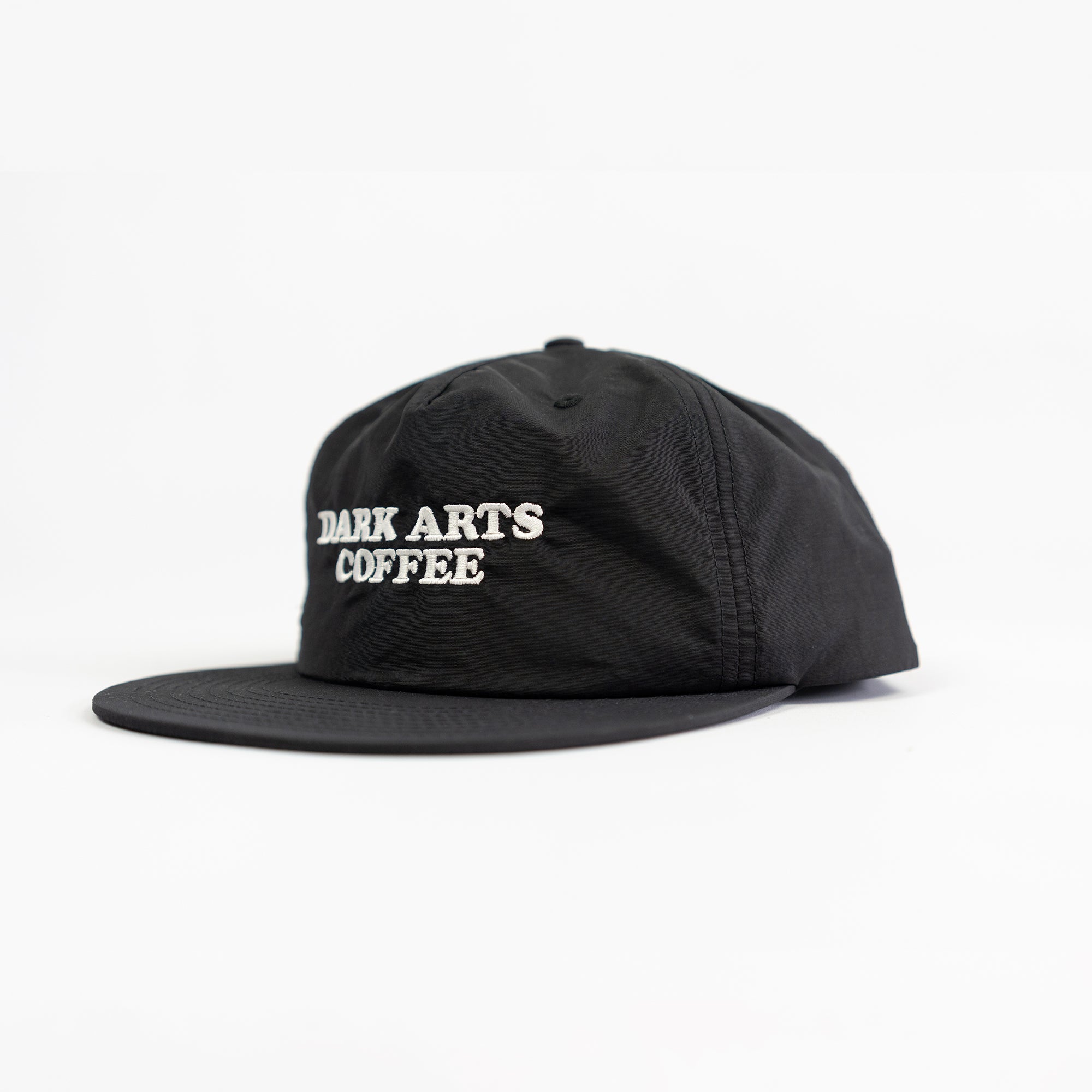 DARK ARTS 5 PANEL CAP - BLACK