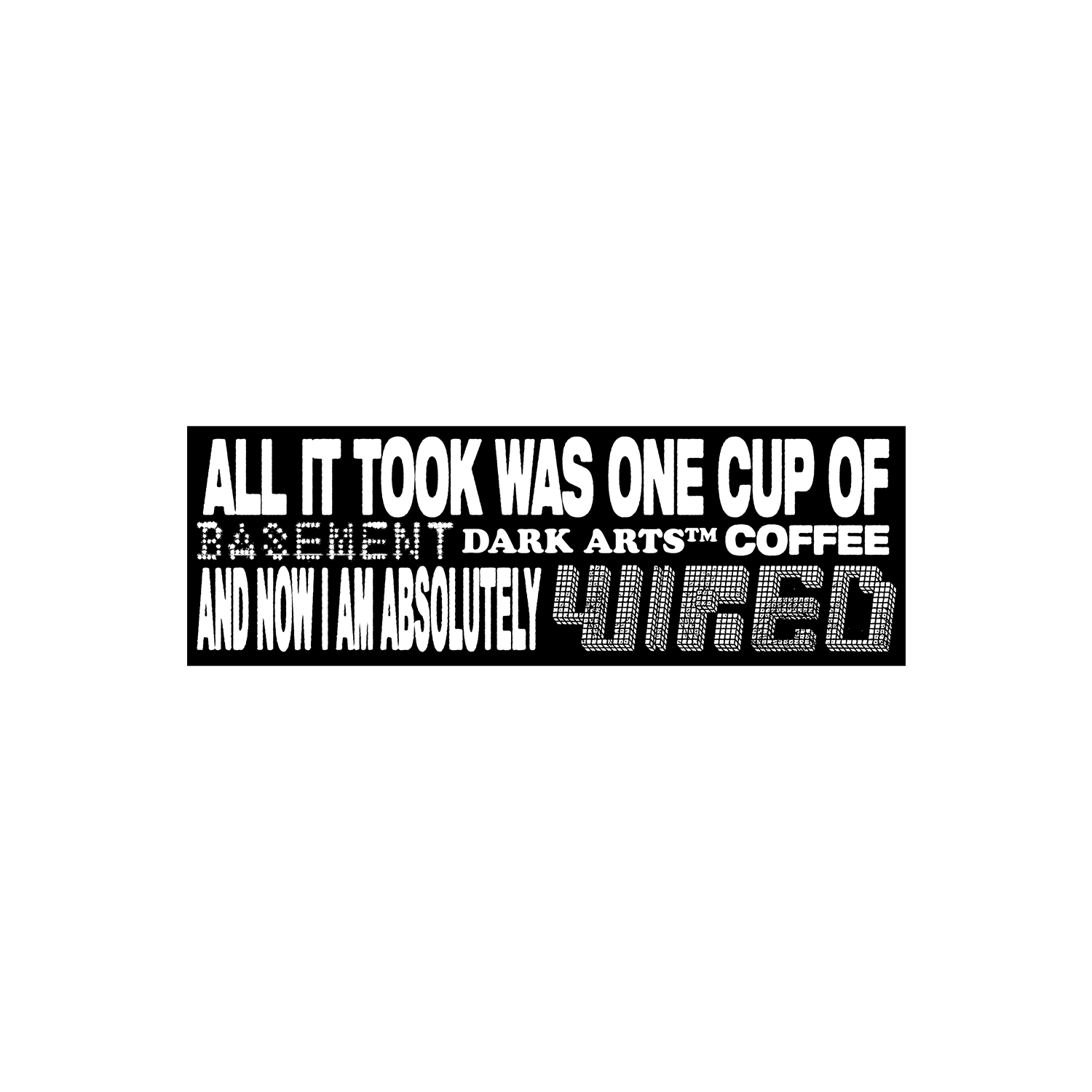WIRED - Bumper Sticker