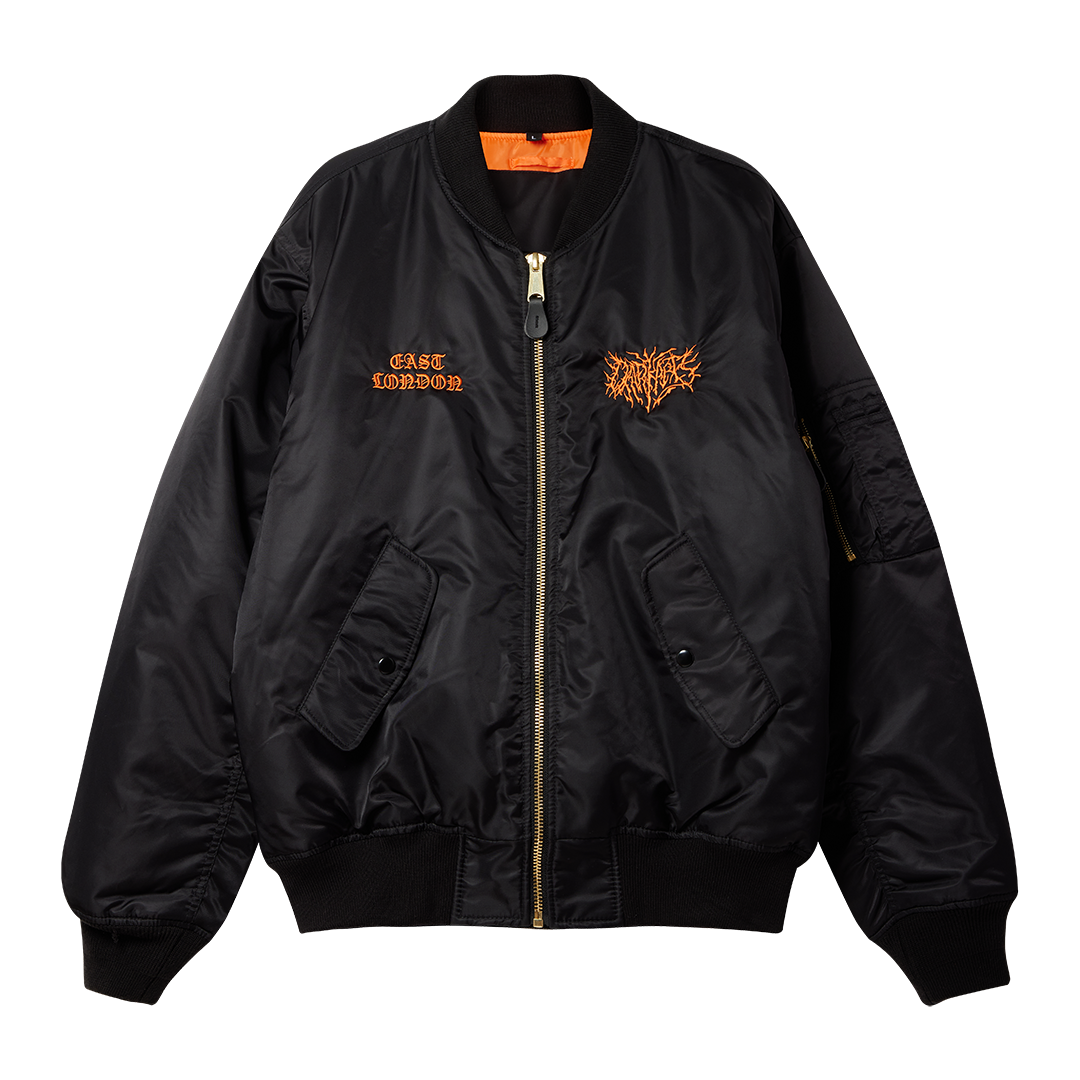 THORNS BOMBER JACKET - Black