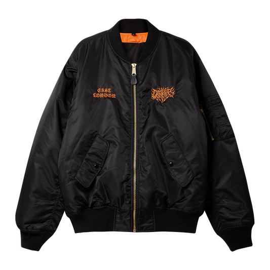 THORNS BOMBER JACKET - Black
