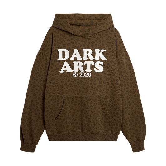DARK ARTS HOODIE - Leopard print