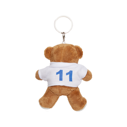 11TH BIRTHDAY TEDDY BEAR KEYCHAIN