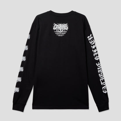 THORNS LONGSLEEVE TEE - Black