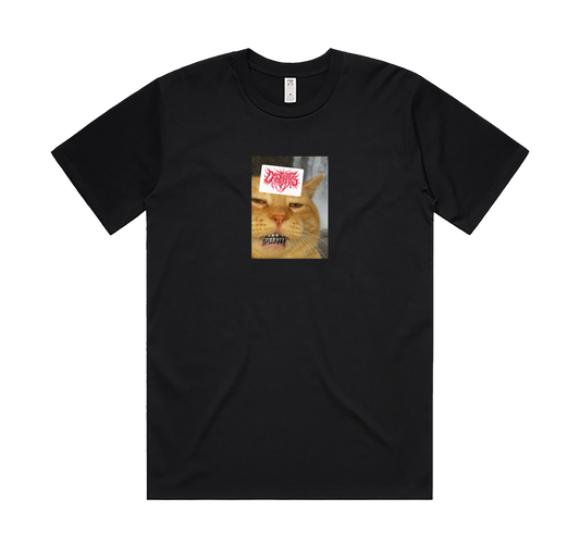THORNS GRILL CAT T-SHIRT - Black