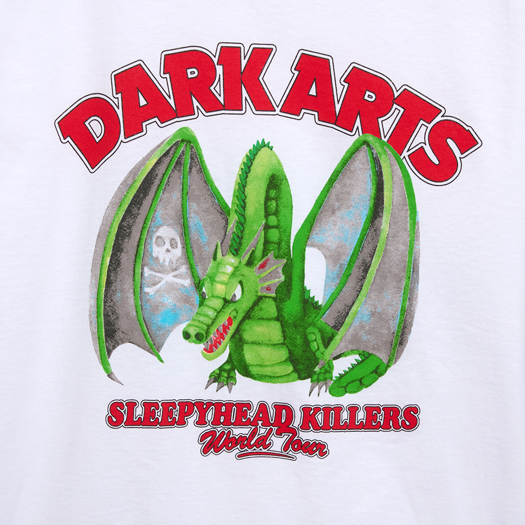 SLEEPYHEAD KILLER HEAD RINGER T-SHIRT - White/Red