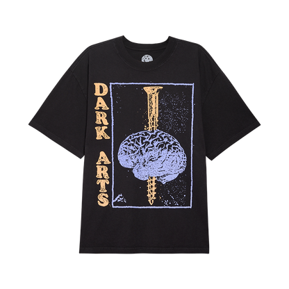 BRAIN SCREW T-SHIRT - Black