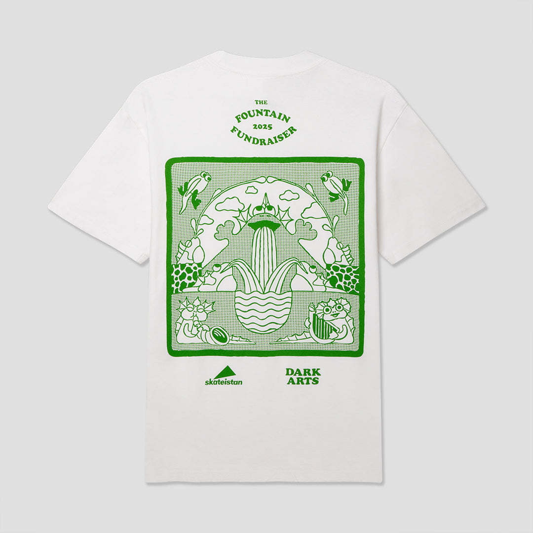 DAC x SKATEISTAN T-SHIRT - WHITE