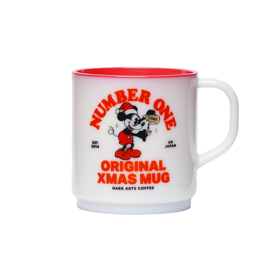 RED RECYCLED NUMBER ONE ORIGINAL XMAS MUG