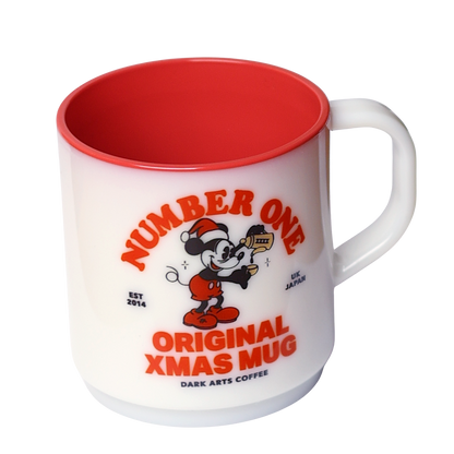 RED RECYCLED NUMBER ONE ORIGINAL XMAS MUG