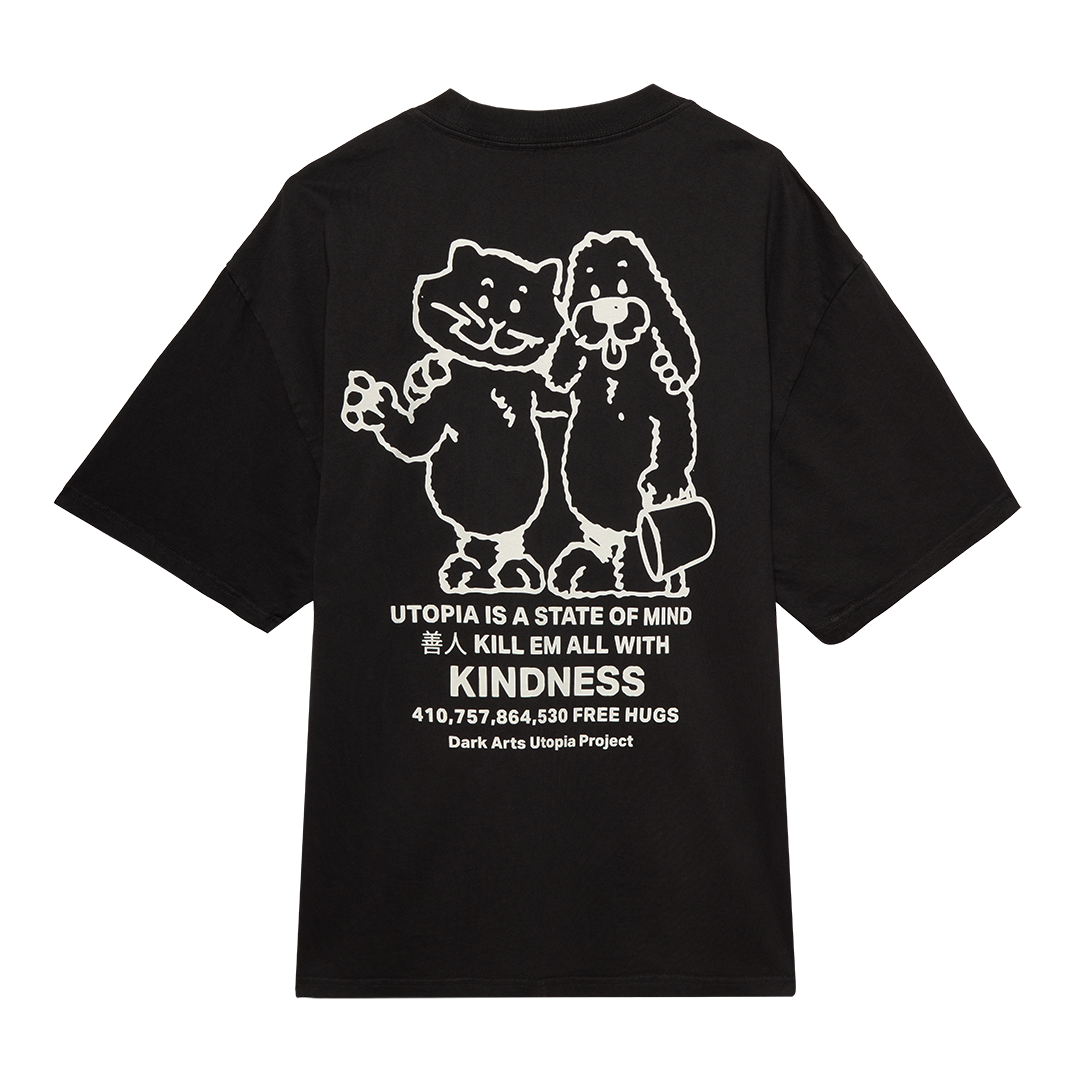 UTOPIA PROJECT T-SHIRT - Black