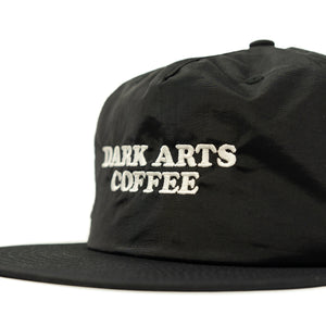 DARK ARTS 5 PANEL CAP - BLACK