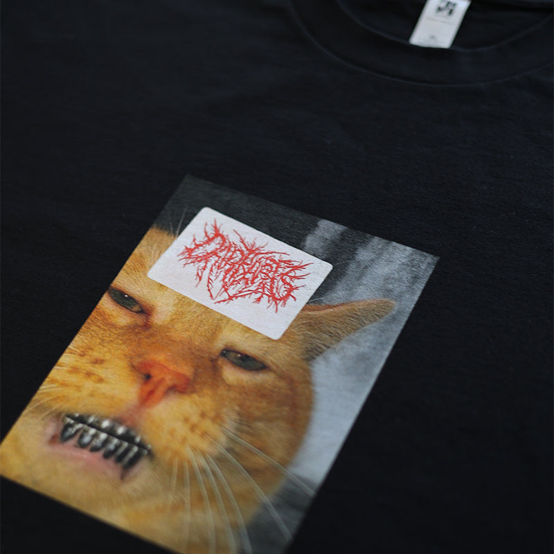 THORNS GRILL CAT T-SHIRT - Black